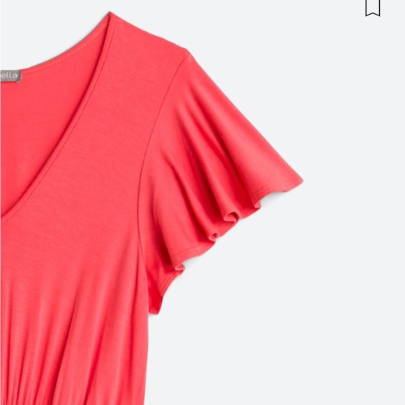 NWOT Loveappella Caitlin Smocked Flounce Maxi Dress (Stitch Fix) - Picture 3 of 3